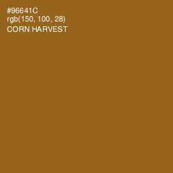 #96641C - Corn Harvest Color Image